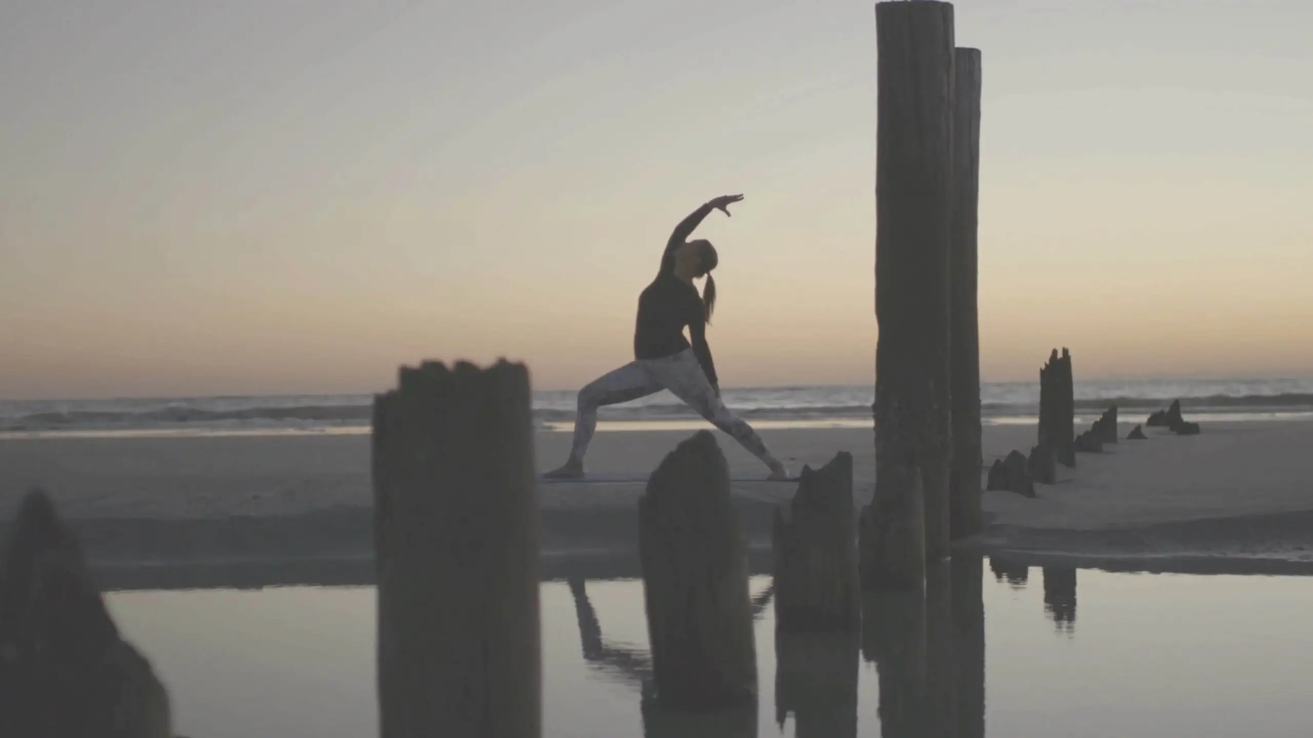 Jax Video Poster - Sunset with a Yoga Pose